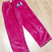 Детские велюровые домашние штаны для девочки 8 лет