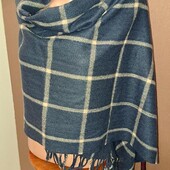 Шарф теплый палантин женский