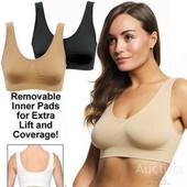 Безшовний бюстгальтер Ahh Bra бежевий, розмір s, xl, 3xl