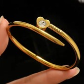 Жорсткий браслет stainless steel нержавіюча сталь 36