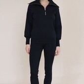 Кофта з високим вором на блискавці S