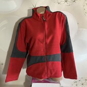 Тепленькая флисовая кофта на молнии размер Л/ХЛ, состояние отличное