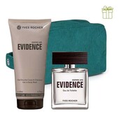 Чоловічий подарунковий набір evidence туалетна вода гель косметичка Ів роше