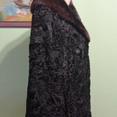 Шуба каракуль р 50 -54, Воротник норка,