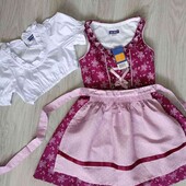 Lupilu брендовое нарядное платье 3 в 1 на 3/4 года рост 104 см