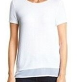 Футболка з шифоновимі вставки, тканина фактурна від street one розмір 42 евро