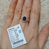 Шикарна срібна каблучка