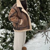 Женская дублёнка фабричного качества