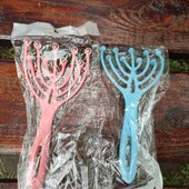 Масажер для голови. Колір голубий в лоті