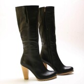 Нові зимові шкіряні чоботи на овчині р.38, натуральна шкіра. Кожаные сапоги зима