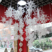 «Снежинки», 3 размера, 12 штук, белая рождественская гирлянда своими руками