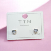 Сережки Stainless steel нержавіюча сталь 4мм