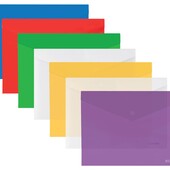 Папка - конверт Economix А4 на кнопці.