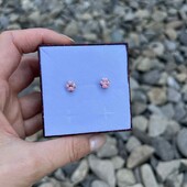 Срібні дитячі сережки закрутки лапки s925