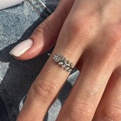 Срібна каблучка гілочка 925