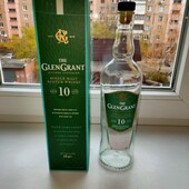 Пляшка + коробка від віски The Glen Grant 10 років витримки 0.7 л 40%