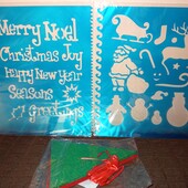 ❣️Готуємось до свят: новорічні трафарети і гірлянда❣️❣️