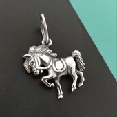 Срібний кулон символ нового року