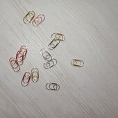 Скріпки для паперу з сердечками 10 шт