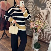 Вязаный брючный костюм фабричного качества