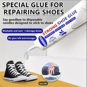 60мл -великий об'єм.Покращений міцний клей для штучної шкіри,кросівок та ін.