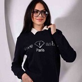 батнік на флісі, колір темно синій. кофта жіноча. батник, светр.