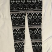 штани рейтузи з орнаментом primark 10-11 років заміри на фото