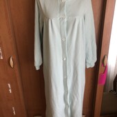 платье, халат мягусенький, ночная сорочка. фліс, размер L, Damart. в ідеалі