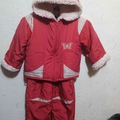 Теплий комбінезон для дівчинки 1,5-2 років.