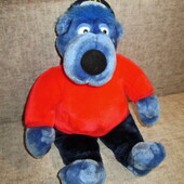 Большой плюшевый волк, 38+- см.