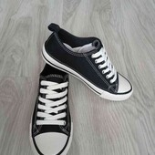 Dunnes stores брендовые лёгкие текстильные кеды цвет черный размер 36