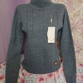 Світерок Новий Полушерсть.теплий.колір джинс. Укрп 50% доставка до кінця року