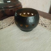 Металевий свічник з серденьками Німеччина