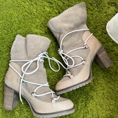 Зима!Новые! Сапоги натуральная овчина/ натуральная замша .39р