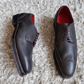 р.40. Маломірять. Дизайнерські туфлі/ оксфорди Wellensteyn нат.шкіра