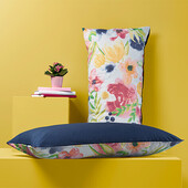 ♕Лот 2 шт♕ Стильна двостороння наволочка з бавовни, Tchibo (Німеччина) розмір 80 * 40 см