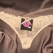 Мереживні трусики-стрінги Venus, беж S