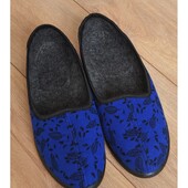 Капці жіночі синього кольору 37