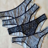 Набір 4 шт! Бавовняні трусики сліпи.100% бавовна 2ХS. Женские трусы слипы 8552