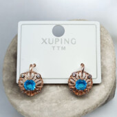Сережки xuping позолота
