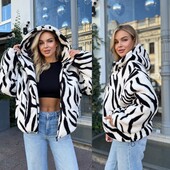 Хутряна куртка оверсайз Тедди зима