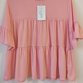 Футболка светло розовая