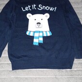 Кофта lc waikiki, свитер, реглан с принтом мишки