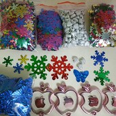 Набір сніжинок і наместин, 1150шт