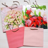 Набір подарункових Пакетів 24х24х10 та 16х16х7 см