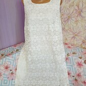 Шикарна білосніжна сукня. Нова!.обг 104-104