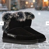 Красивые угги Натур.кожа+плотный мех 34,35,36,37р