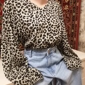 ❤️Стильная блуза леопард Shein ❤️Смотрите мои лоты ❤️