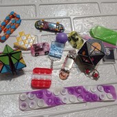 Игрушки с Адвент календаря 15 предметов