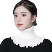 Елегантний знімний комір-гольф колір на вибір:білий, чорний